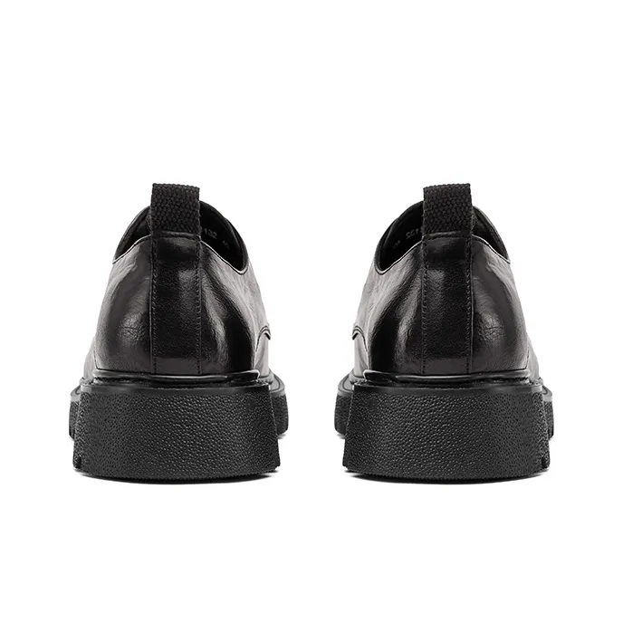 Hautton Jeans Dress Shoes Men's Black-3