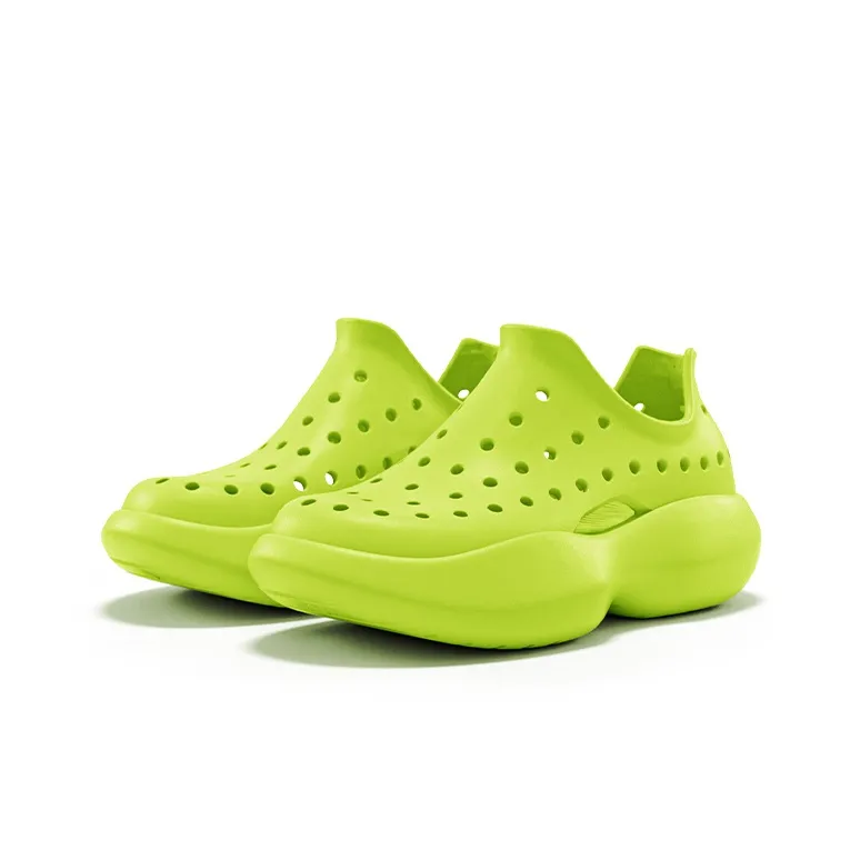 Beys Classic Small Clog Müller Sports Sandals Unisex Lime Green-3