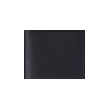 HERMES Citizen Twill Swift Calfskin Wallet Men's Indigo/Sky Blue/Vermilion