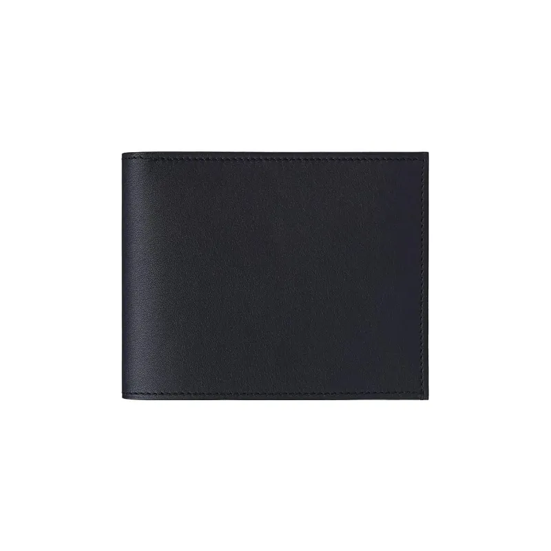 HERMES Citizen Twill Swift Calfskin Wallet Men's Indigo/Sky Blue/Vermilion-0