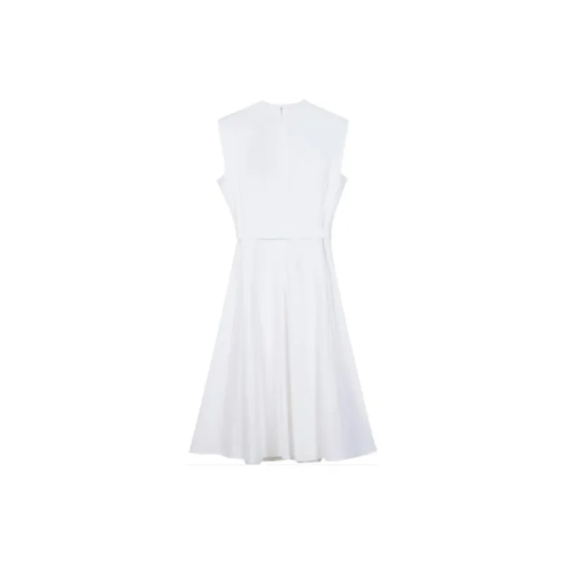 DKNY Sleeveless Dresses Women's White-1