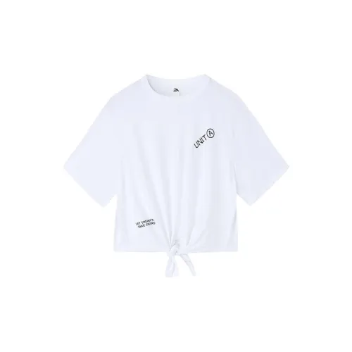 ANTA Life Collection Crop Tops Women's Snowflake White