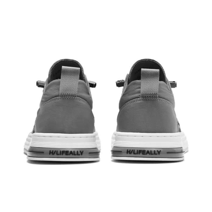 HLA Casual Shoes Men Low Top Black/Gray/Apricot-13