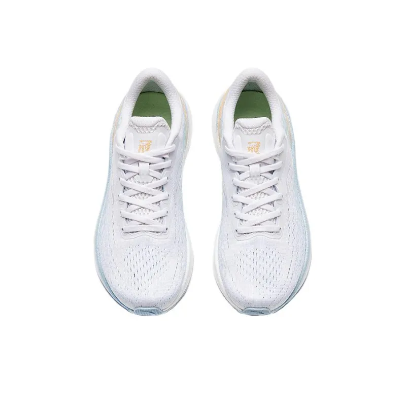 Anta Champion Running Shoes Lite Cushioning Anti Slip And Wear Resistant Low Top Running Shoes Women's Blue White-2