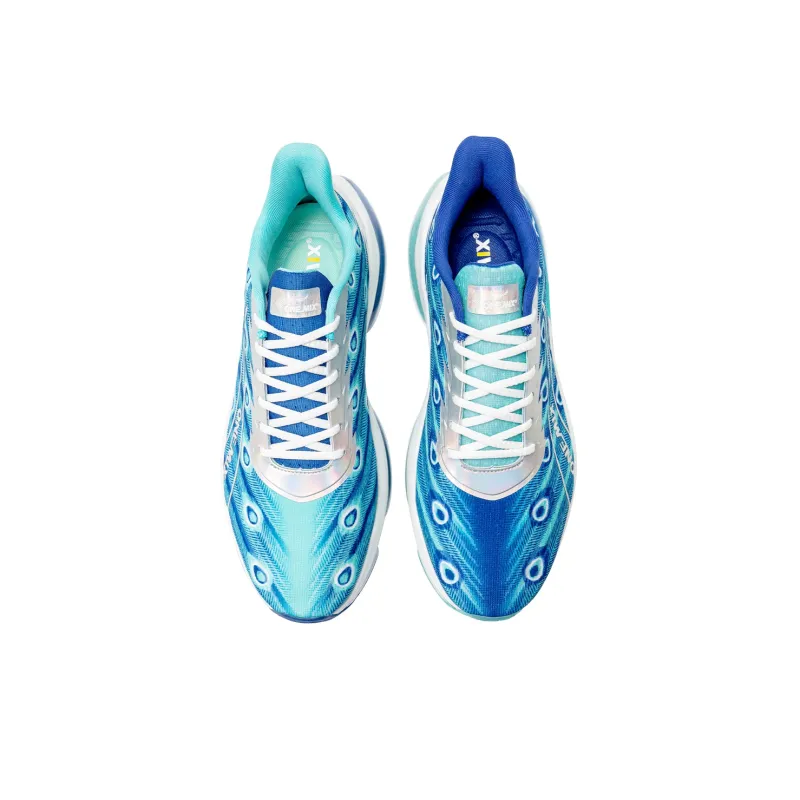ONEMIX Fire Phoenix Low Top Running Shoes Unisex Peacock Blue-3