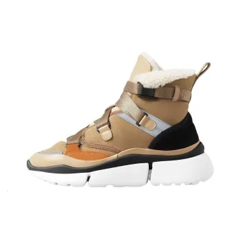 Chloe Warm High Top Casual Shoes Women's Brown