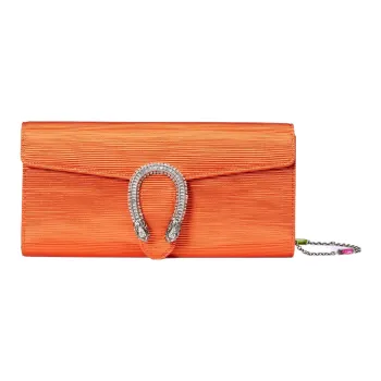 GUCCI Dionysus Fabric Bacchus Bag Crossbody Bag Shoulder Bag Women's Orange