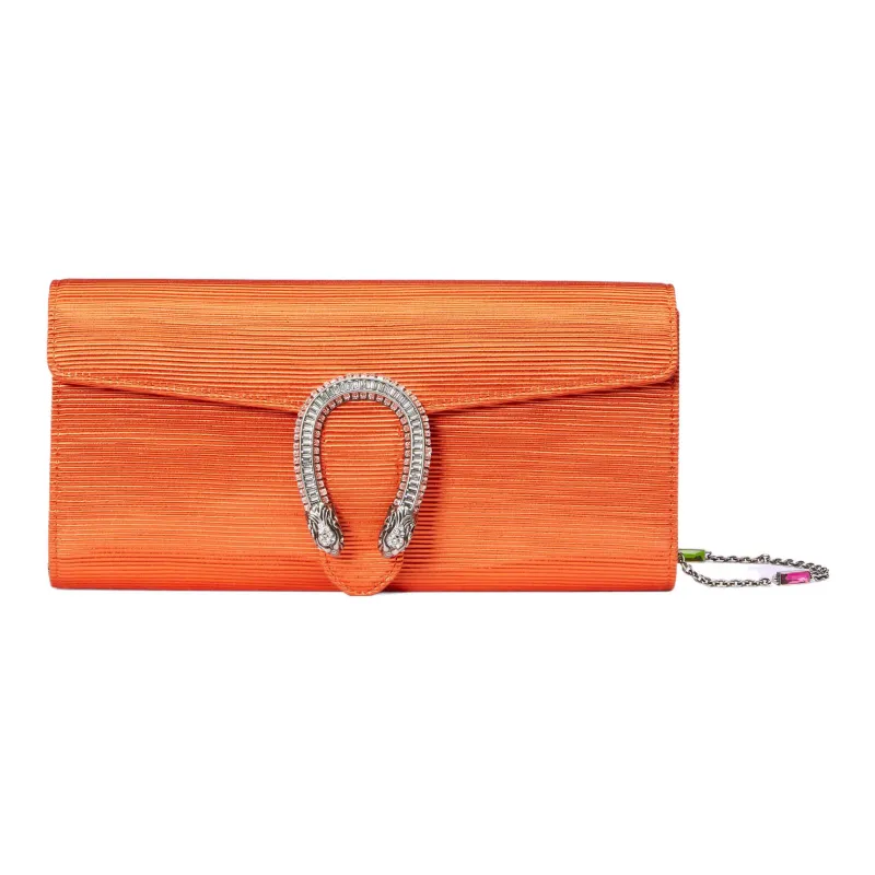 GUCCI Dionysus Fabric Bacchus Bag Crossbody Bag Shoulder Bag Women's Orange-0