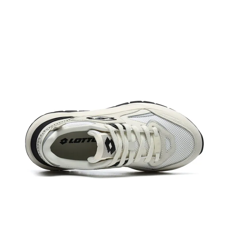LOTTO Thundercloud Cushioning Anti Slip And Wear Resistant Low Top Sports Casual Shoes Women's Ecru-3