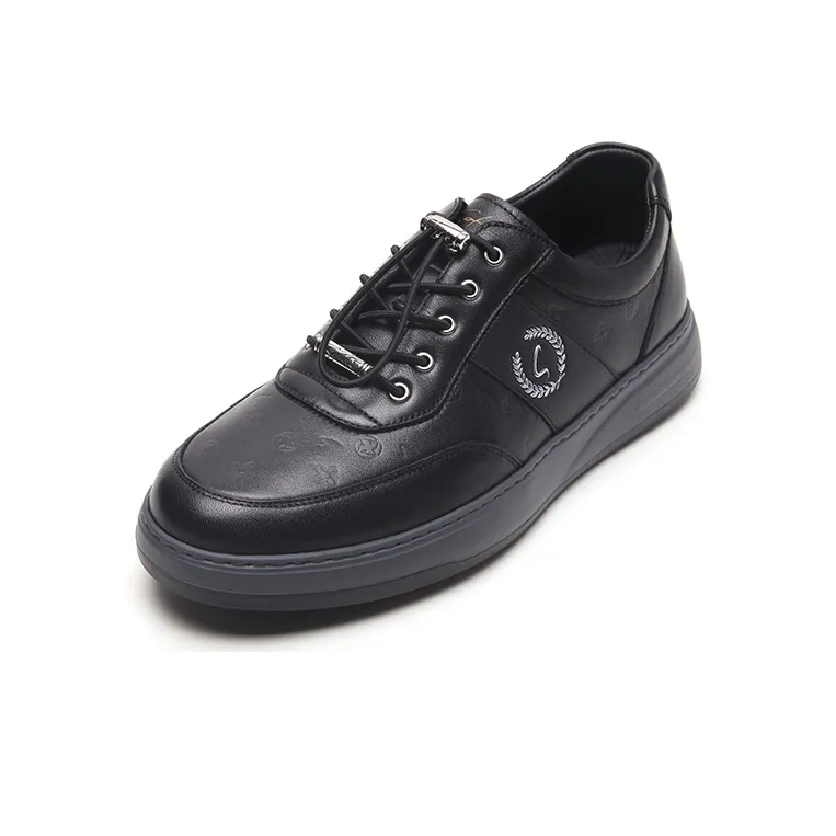 Satchi Stylish Skateboarding Shoes Men's Black-1
