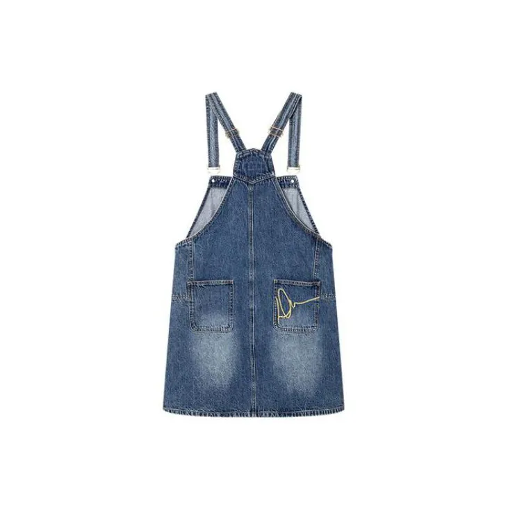 DKNY Sleeveless Dresses Women's Medium Denim Blue-1