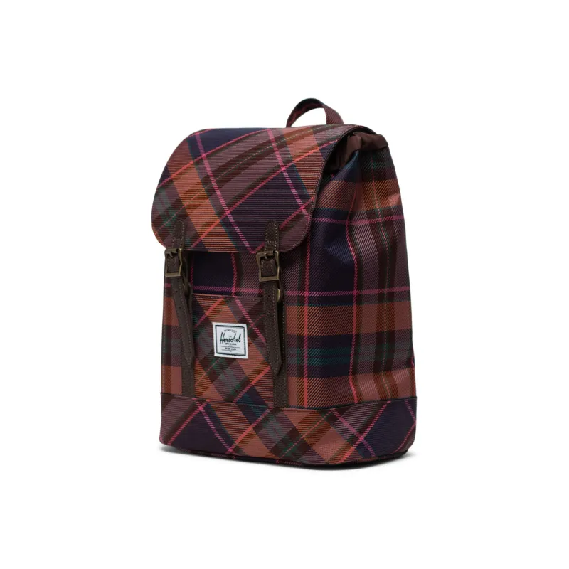 Herschel Polyester Backpacks Regular Unisex Plaid Rosewood-1