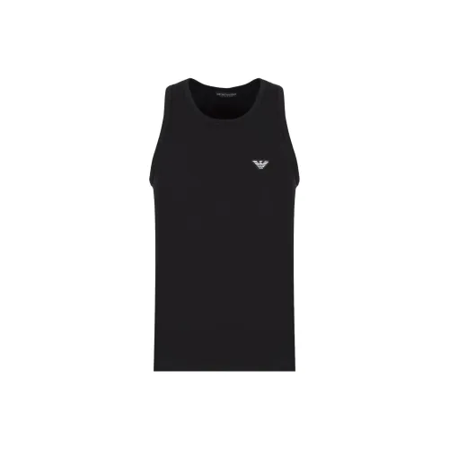 EMPORIO ARMANI Tank Tops Men Black