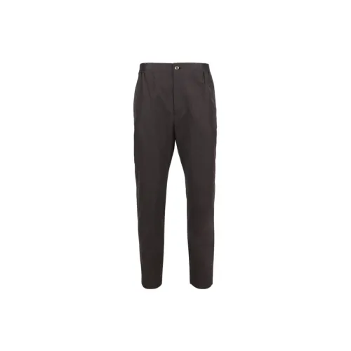 GUCCI Men's Label Cotton Poplin Trousers Black