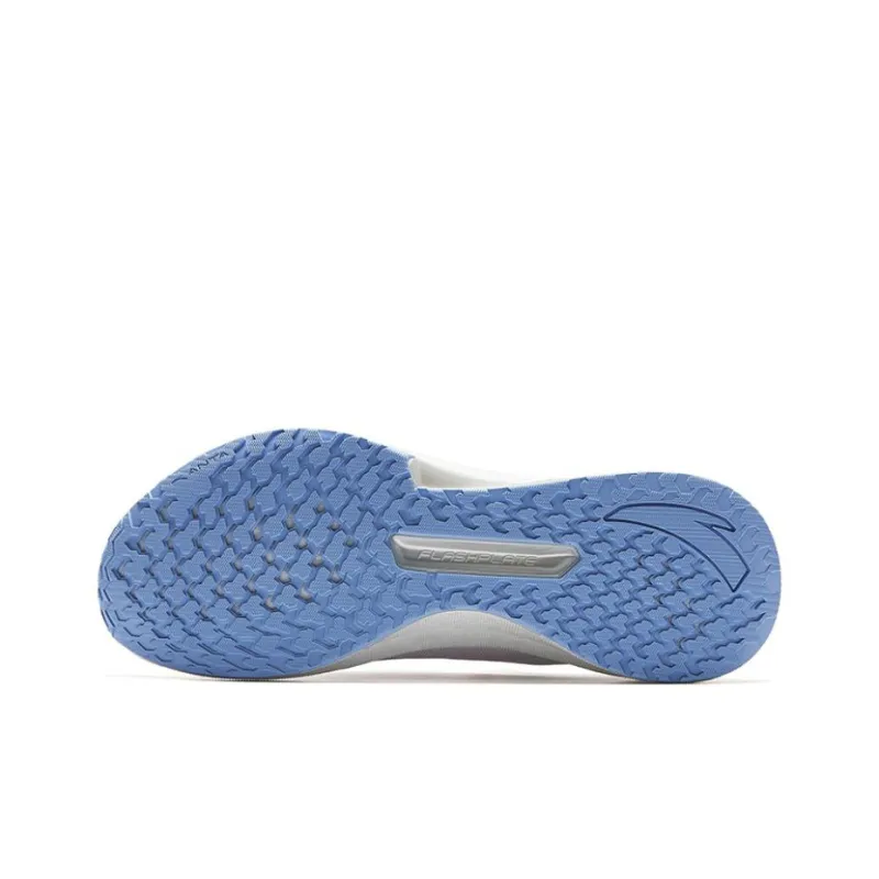 Anta Anti Slip And Wear Resistant Lightweight Low Top Running Shoes Women's Blue Pink-4