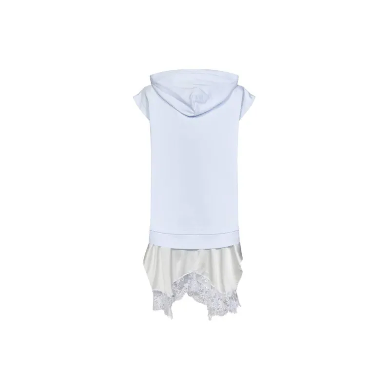 MSGM Sleeveless Dresses Women's White-1