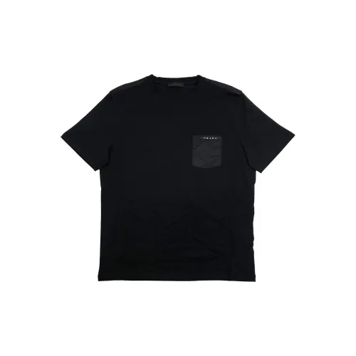 PRADA T-Shirts Men Black