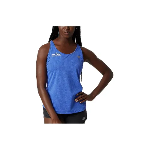 New Balance Run For Life T-Shirts Women's Blue