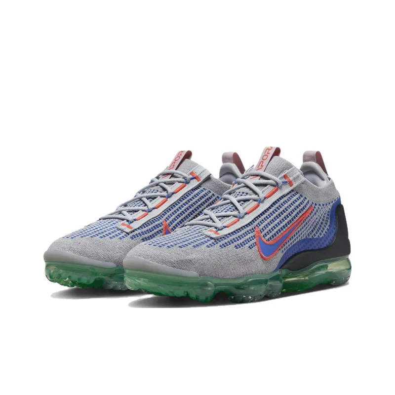Nike Air VaporMax 2021 Flyknit Wolf Grey Medium Blue-2