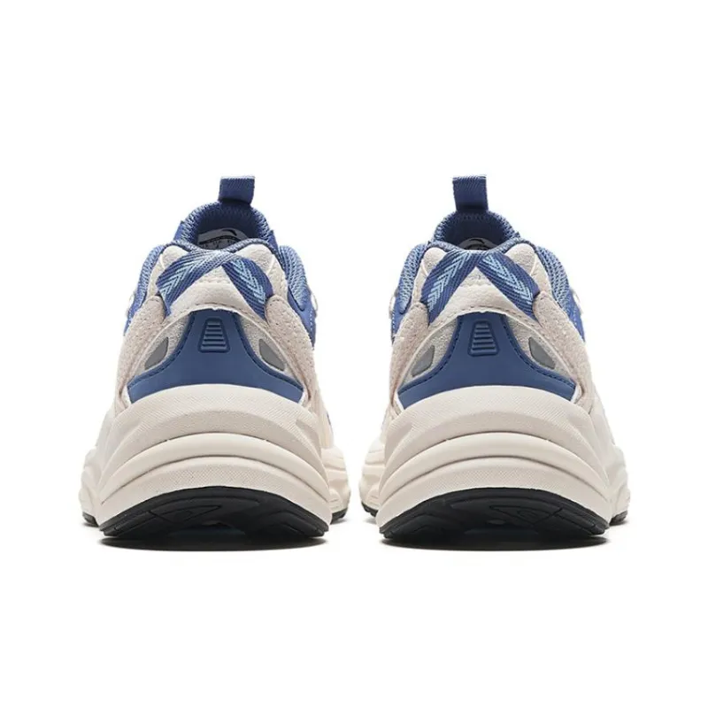 Anta Sea Explorer Cushioning Anti Slip And Wear Resistant Low Top Running Shoes Women's Gray Blue-3