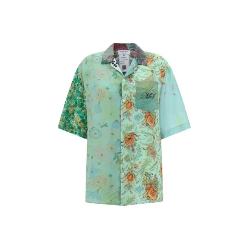 Marine Serre Shirts Women's Green