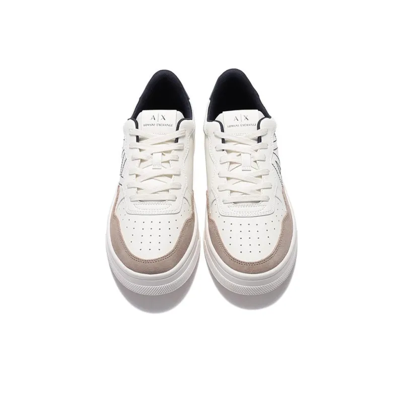 ARMANI EXCHANGE Embroidered-logo Low-top Sneakers-3