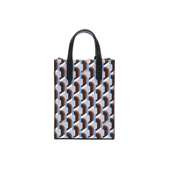 ROSA.K All Over Print Sheet Music Bag, Shoulder Bag, Crossbody Bag, Handbag Mini Unisex Sky Blue-3