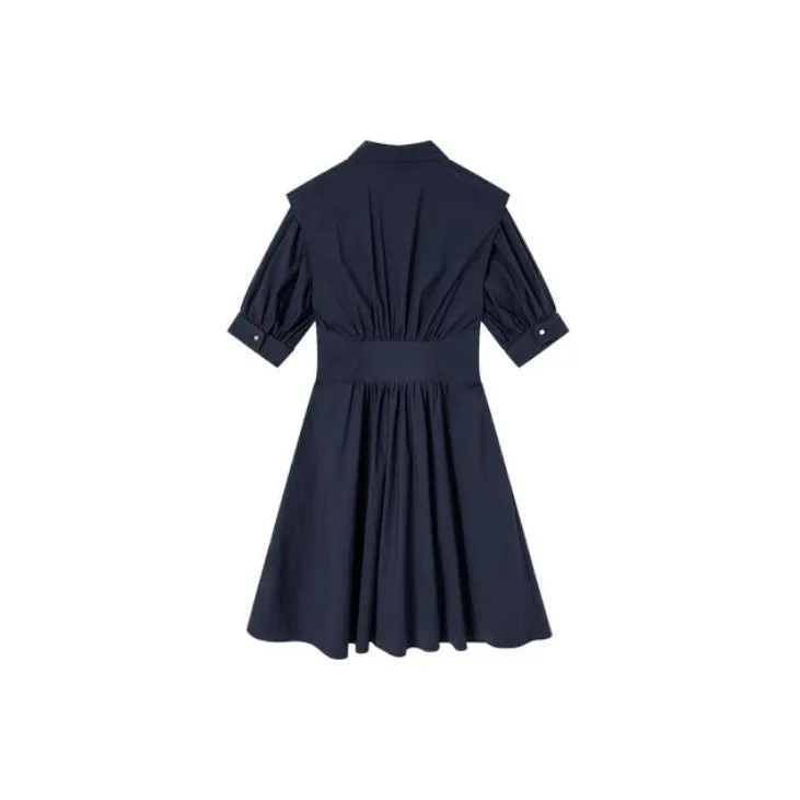 DKNY Short-Sleeved Dresses Women's Navy Blue-1