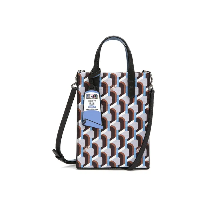 ROSA.K All Over Print Sheet Music Bag, Shoulder Bag, Crossbody Bag, Handbag Mini Unisex Sky Blue-0