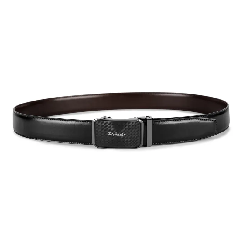PISHUSHU Leather Belts Men-8