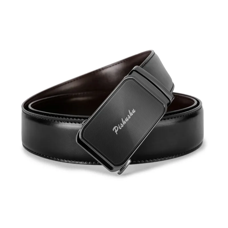 PISHUSHU Leather Belts Men-6
