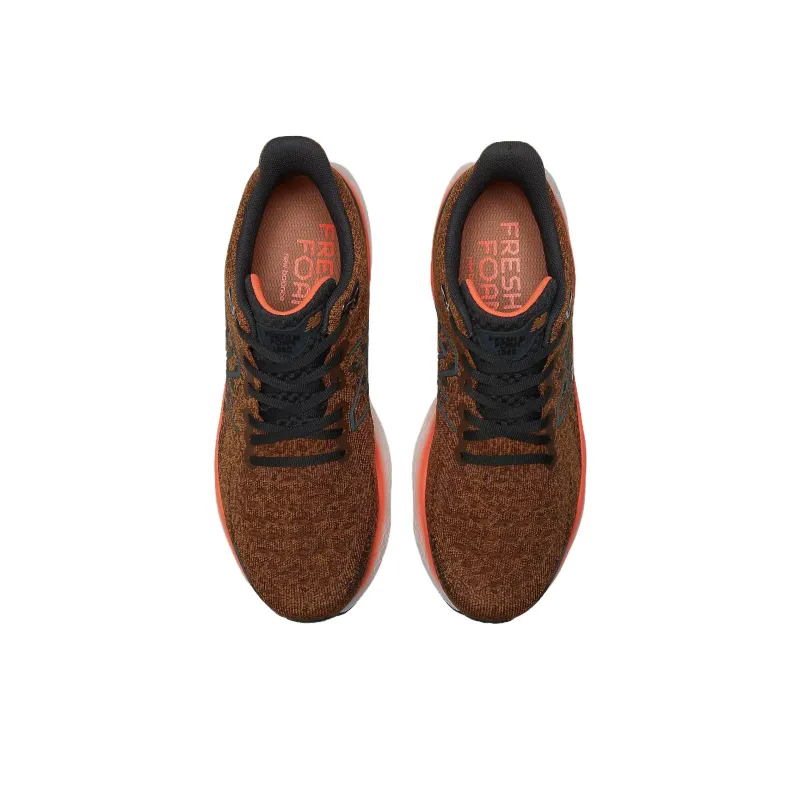New Balance NB Fresh Foam X 1080v12 Find Your Start Cushioning Slip Resistant Low Top Running Shoes Men's Orange Black-3