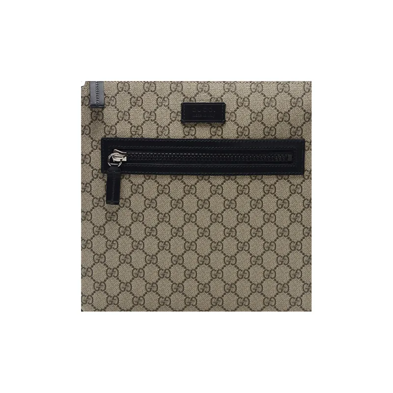 GUCCI PVC Messenger Bag Shoulder Bag Crossbody Bag Small Size Men's Ebony/Black-4