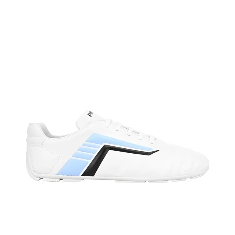 PRADA Rev Lace Up Sneakers 'White Blue' Women's-1