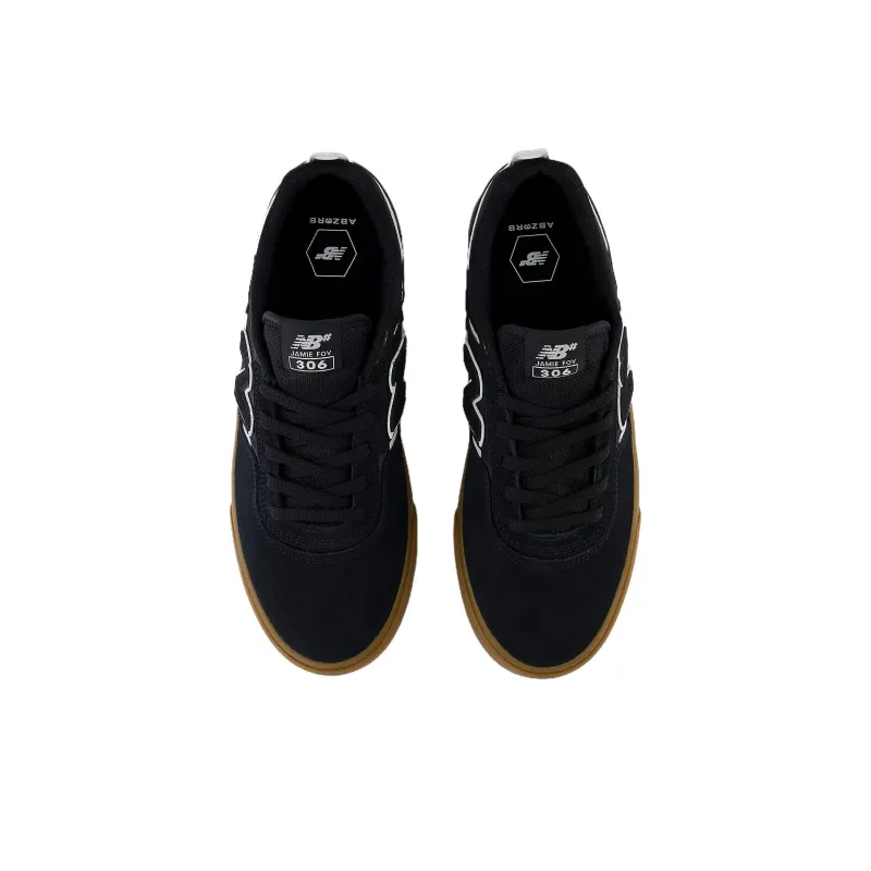 New Balance Numeric 306 Jamie Foy Black White Gum-3