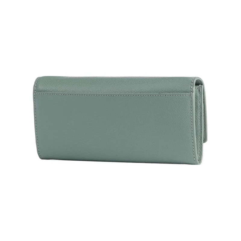 Furla 1927 Collection Leather Wallet Women's Green-3