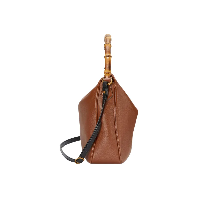 GUCCI Diana Leather Portable Crossbody Bag Shoulder Bag Large Size Women's Brown-3