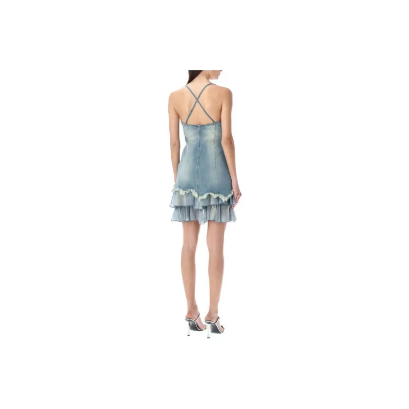 Blumarine Slip Dresses Women's Blue-2