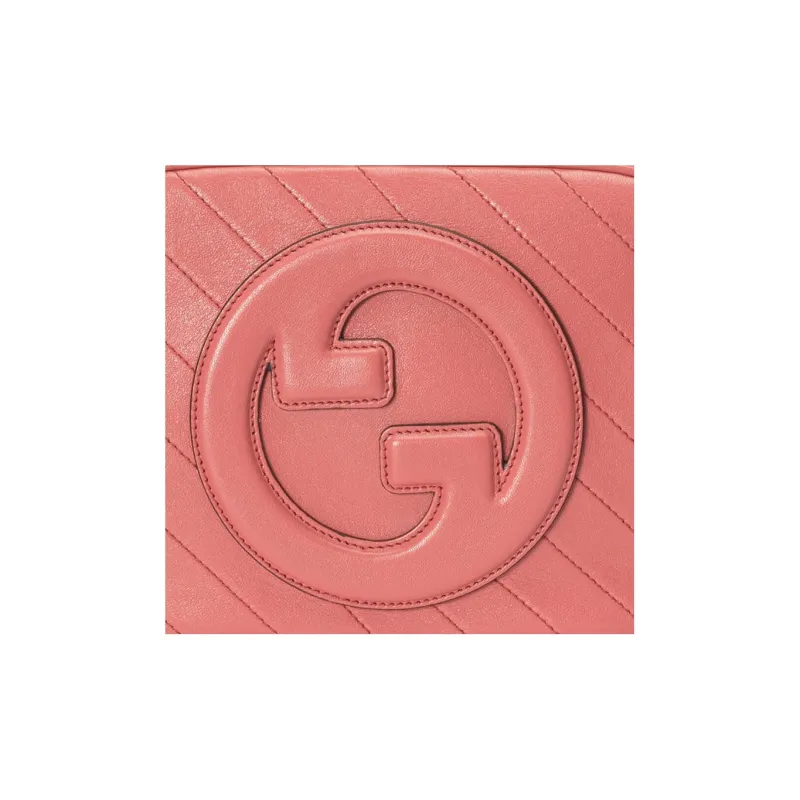 GUCCI Leather Crossbody Bag Shoulder Bag Women's Pink-7