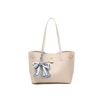 Gong Xuan Cow Leather Shoulder Bag Women's Noble Coffee Apricot