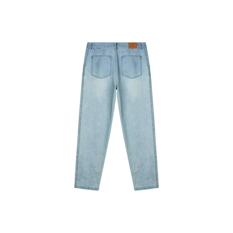 Slamble Jeans Unisex Washed Denim-1