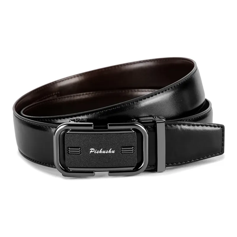 PISHUSHU Leather Belts Men-9