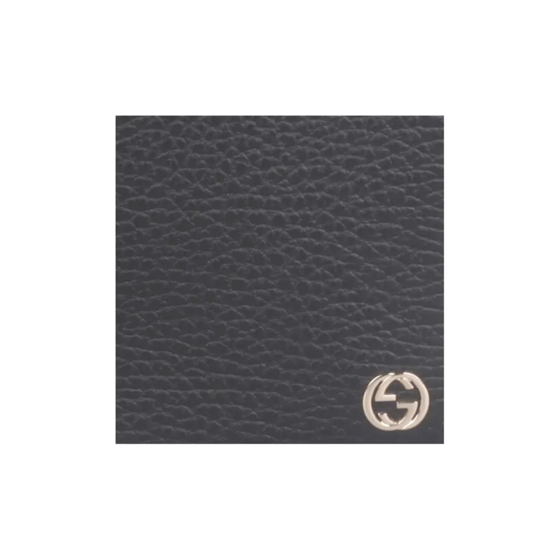 GUCCI Cow Leather Chain Bag Wallet, Shoulder Bag, Crossbody Bag Women's Black-5