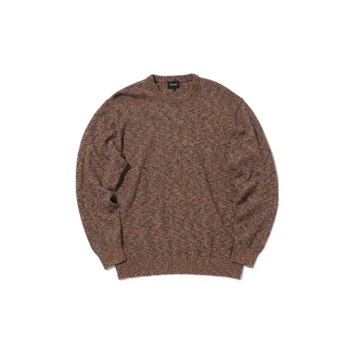 Beams Sweaters Men Orange