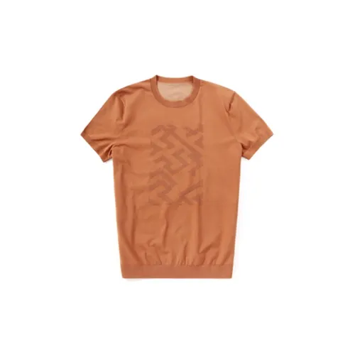 Mr.Bu T-Shirts Men Light Brick Red