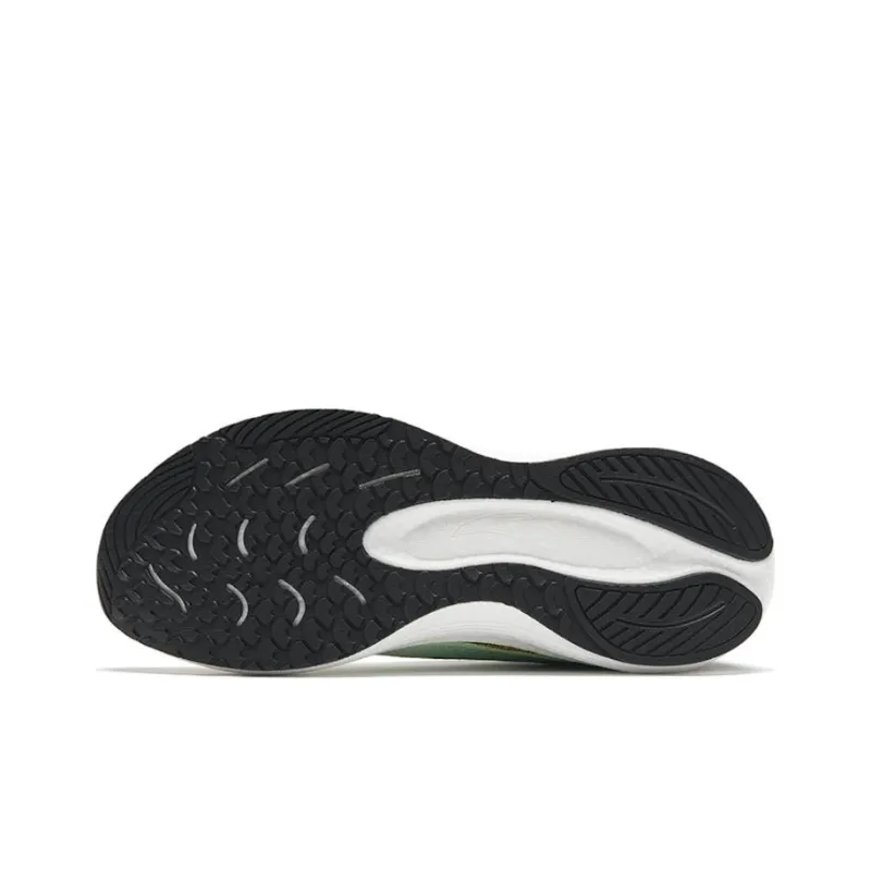 Anta Anti Slip Wear Resistant Low Top Nitrogen Technology Running Shoes Men's Evergreen Green-4