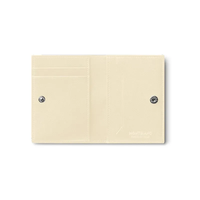 MONTBLANC Cow Leather Wallet Mini Men's White-2