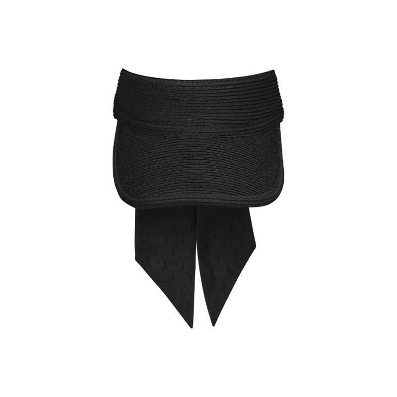 SAINT LAURENT Sun Protection Hats Women's Black-2