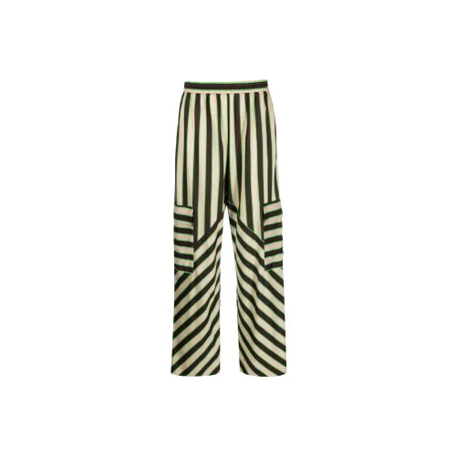 MSGM High-waist Striped Trousers