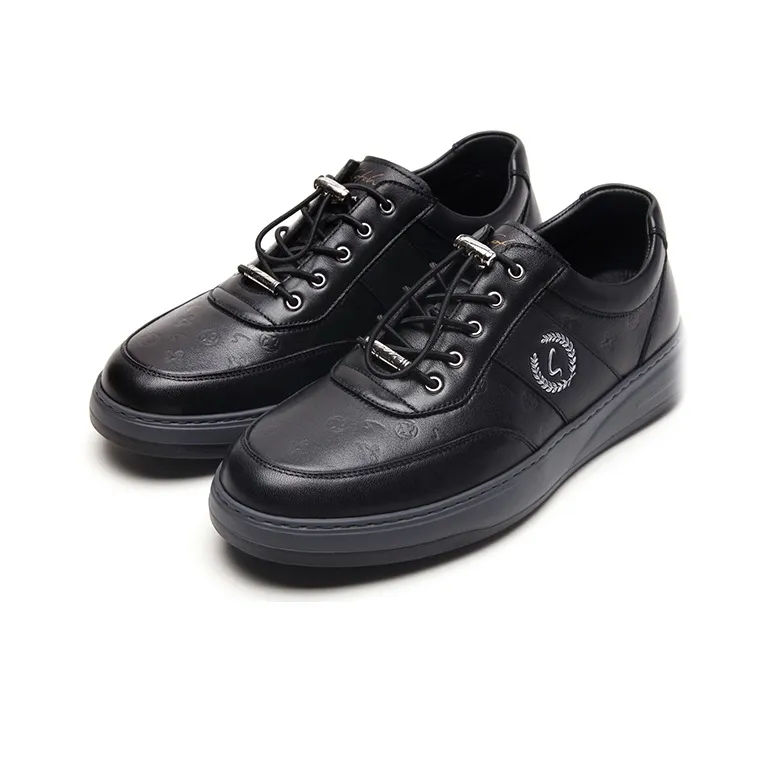 Satchi Stylish Skateboarding Shoes Men's Black-2